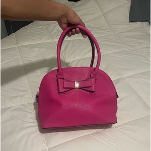 Hot pink hand bag